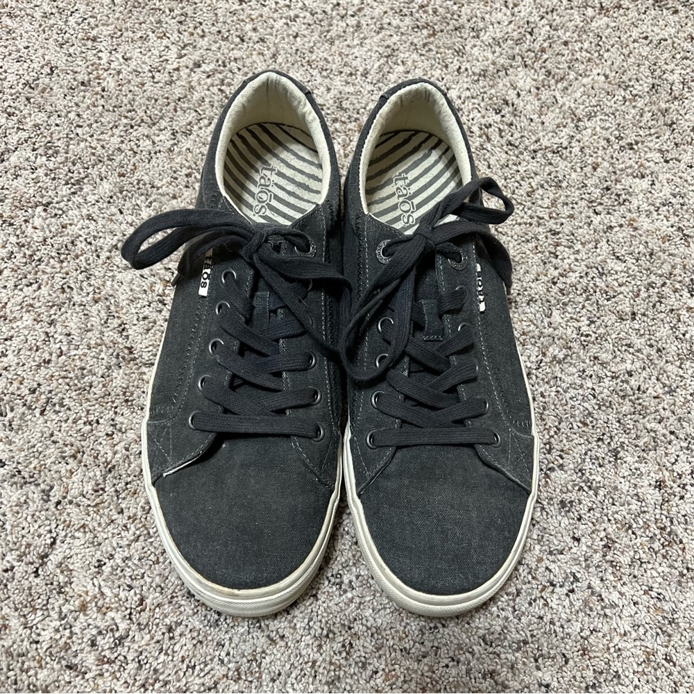 Taos Plim Soul Charcoal Grey Sneakers—10 - Picture 2 of 11